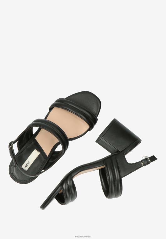 Mexxschwarz ženske sandal josephine črn 860R378