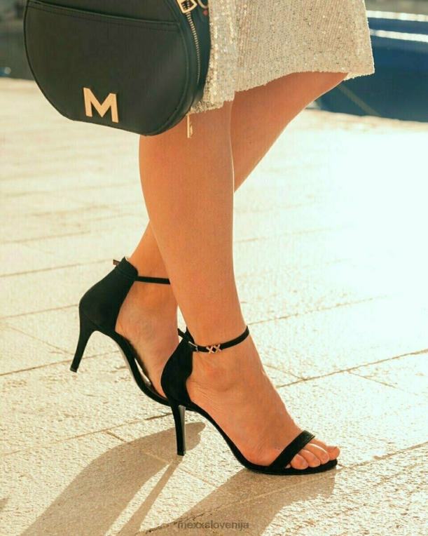 Mexxschwarz ženske sandal mierel črn 860R314