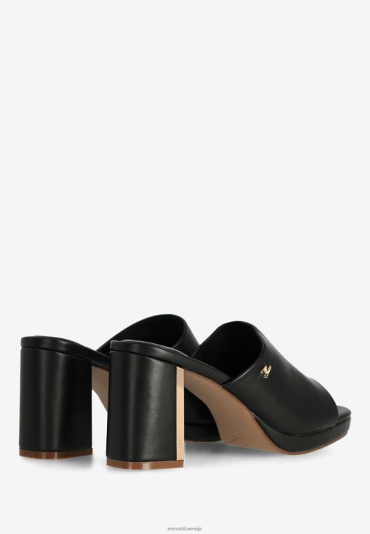 Mexxschwarz ženske sandal s peto lulu black 860R349