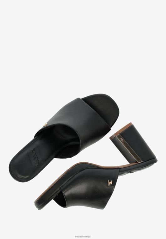 Mexxschwarz ženske sandal s peto lulu black 860R349