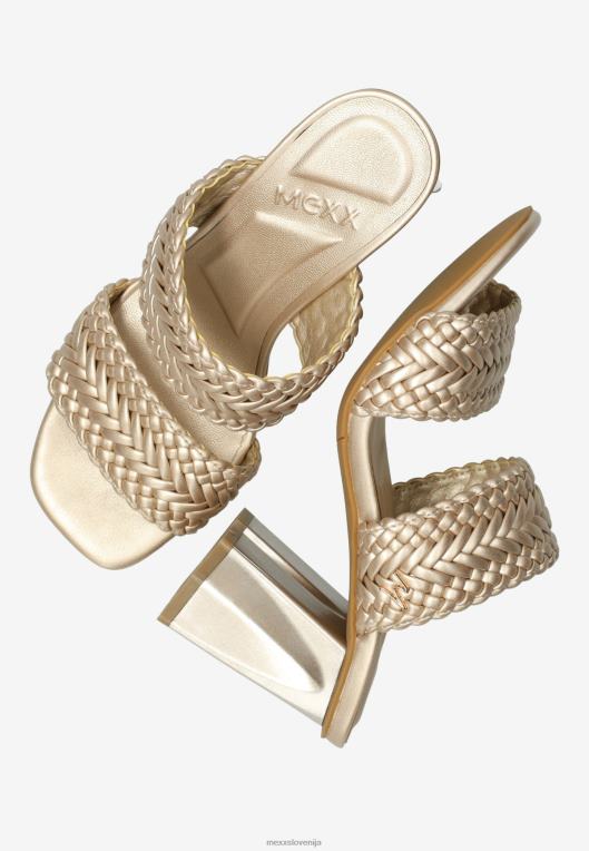 Mexxzlato ženske sandal s peto lila 860R236