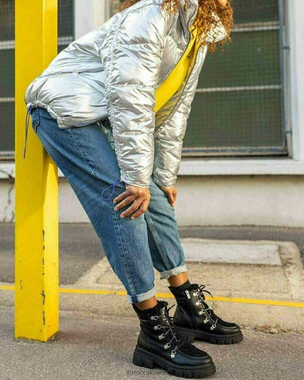 Mexxschwarz ženske gležnjar kold črn 860R390