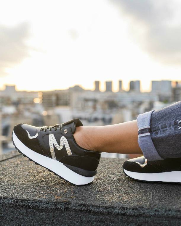 Mexxschwarz ženske superge juju- spark black/gold 860R348