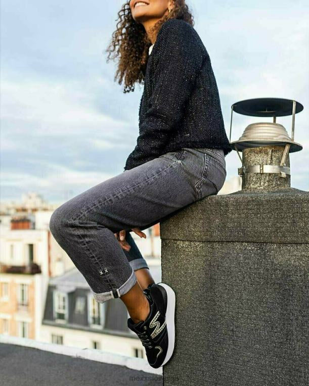 Mexxschwarz ženske superge juju- spark black/gold 860R348