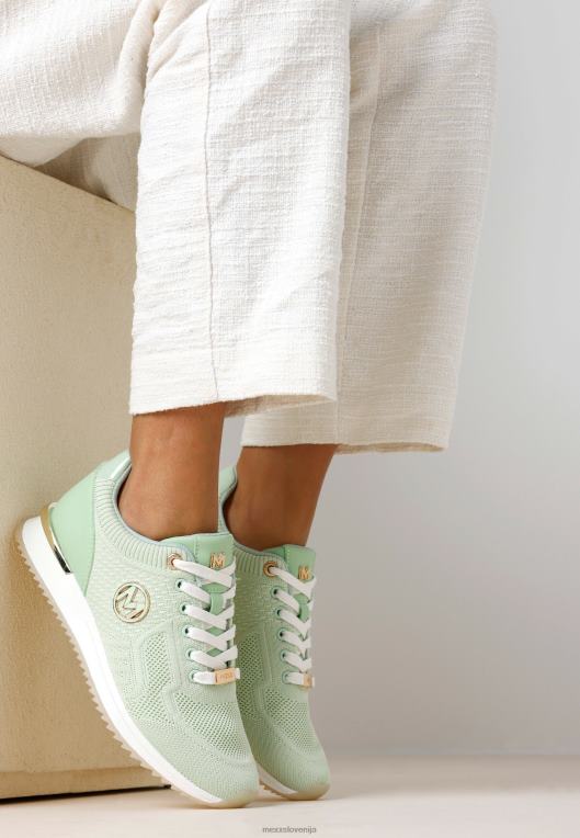 Mexxzelena ženske superge gitte z bleščicami mint 860R244
