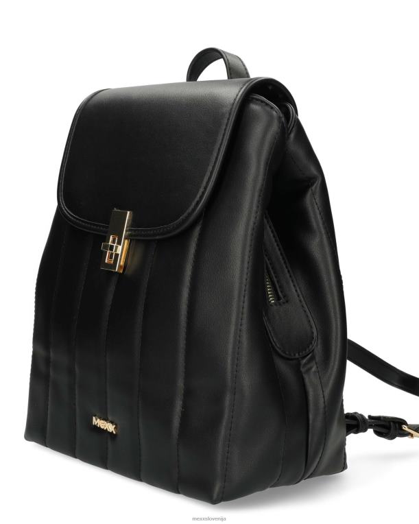 MexxČrna ženske navpični prešiti nahrbtnik 860R430