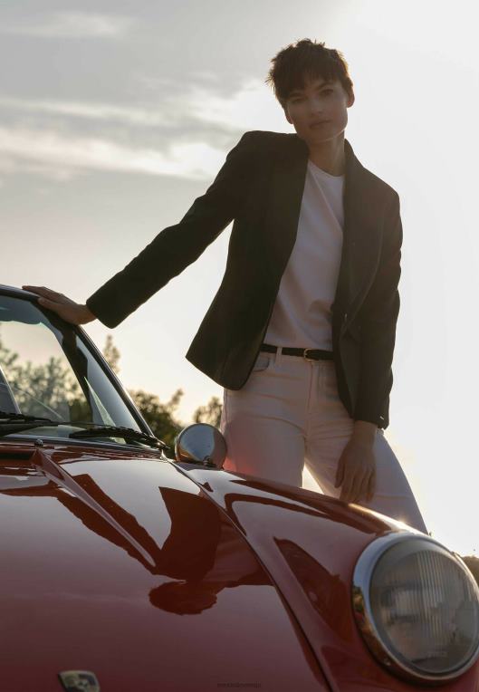 Mexxschwarz ženske blazer črn 860R102