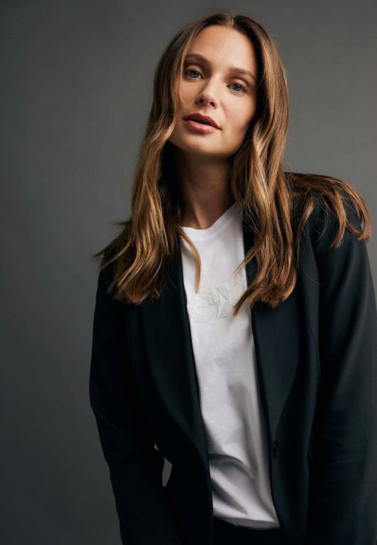 Mexxschwarz ženske blazer črn 860R102