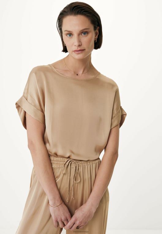 Mexxbež ženske satenasta bluza pesek 860R34