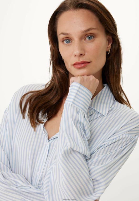 Mexxbela ženske črtasta bluza z dolgimi rokavi 860R128