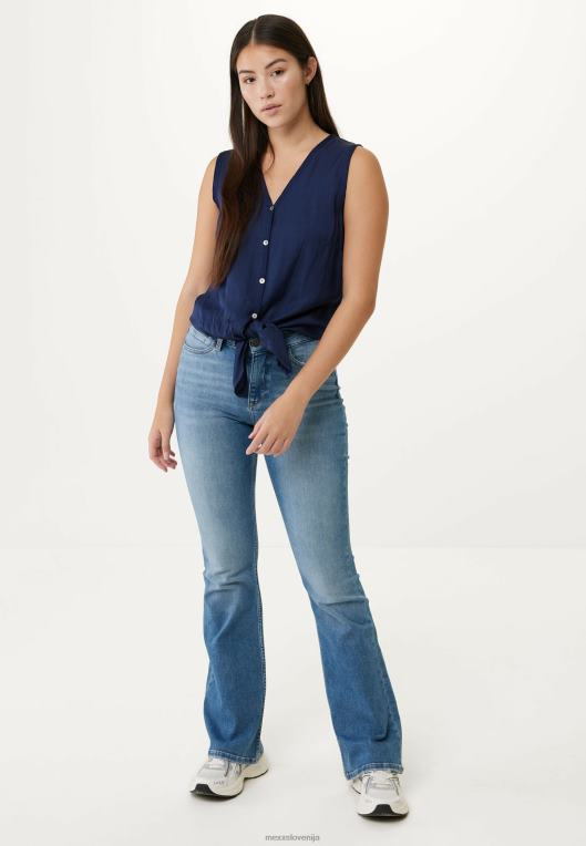 Mexxmodra ženske mornarska bluza brez rokavov 860R131