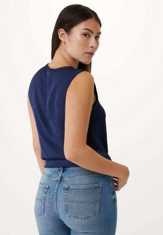 Mexxmodra ženske mornarska bluza brez rokavov 860R131