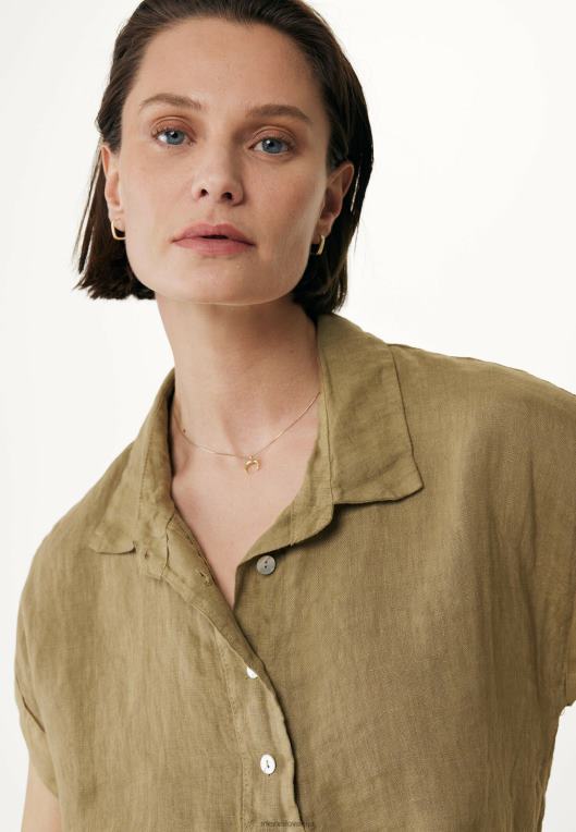 Mexxrjav ženske bluza s kratkimi rokavi pesek 860R32