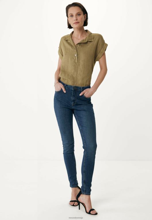 Mexxrjav ženske bluza s kratkimi rokavi pesek 860R32