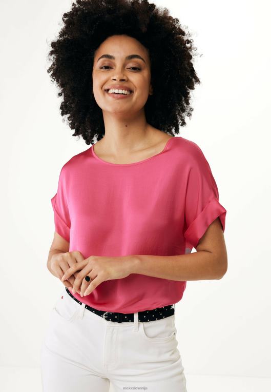 Mexxroza ženske vroča satenasta bluza 860R17