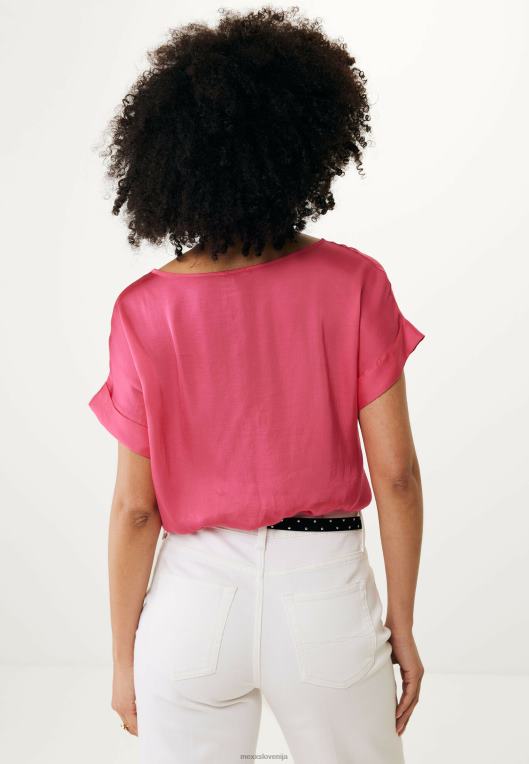 Mexxroza ženske vroča satenasta bluza 860R17