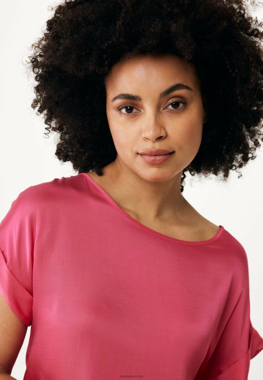 Mexxroza ženske vroča satenasta bluza 860R17