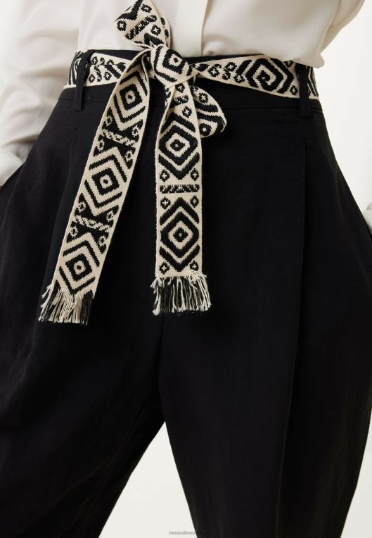 Mexxschwarz ženske hlače črne 860R73