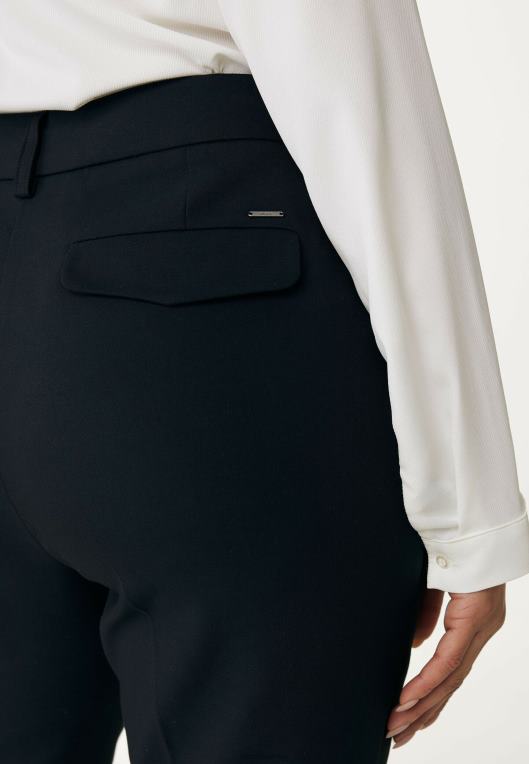 Mexxschwarz ženske pantalon črn 860R103