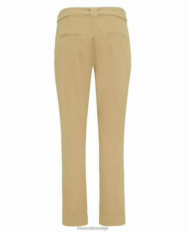 Mexxzlato ženske hlače s pasom bež 860R217
