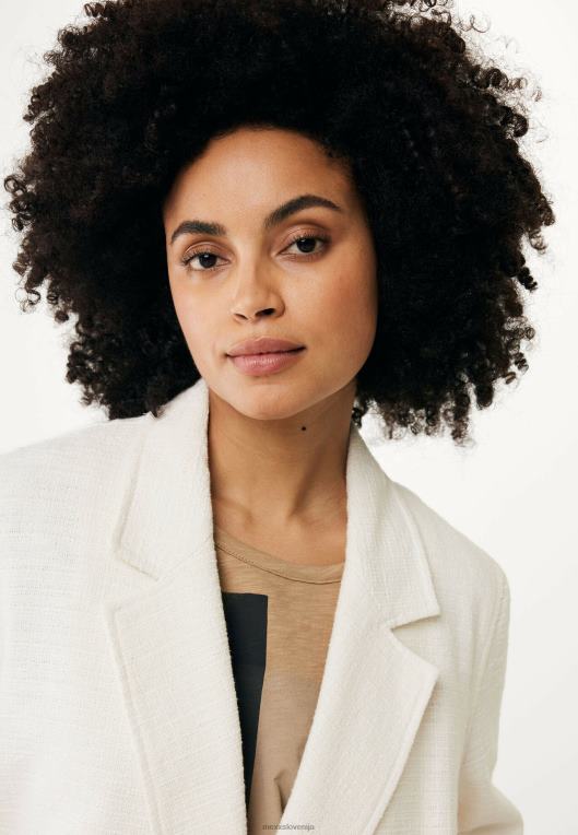 Mexxbež ženske bomber jakna krem ​​bela 860R44