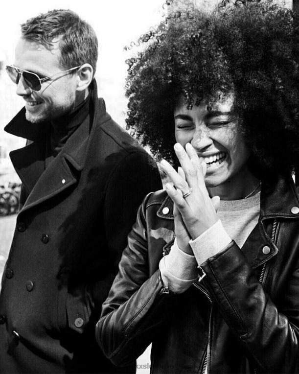 Mexxschwarz ženske črna usnjena jakna milou 860R171