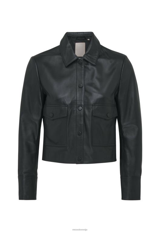 Mexxschwarz ženske usnjena jakna črna 860R94
