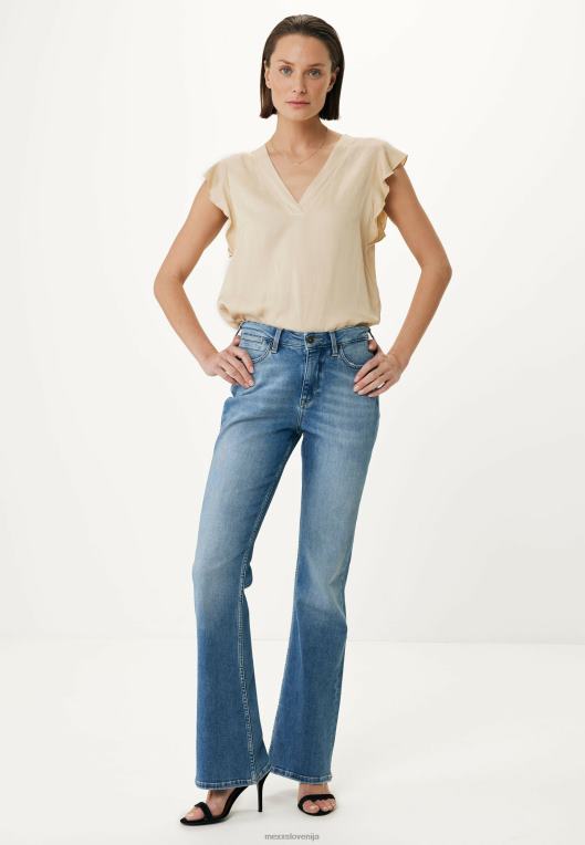 Mexxmodra ženske evy kavbojke z visokim pasom 860R104