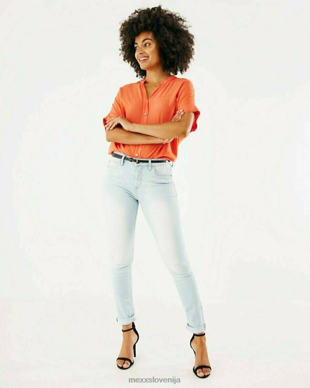 Mexxmodra ženske jenna kavbojke s srednjim pasom sky 860R197