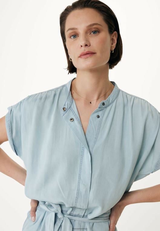 Mexxmodra ženske denim kombinezon z rokavi 860R31