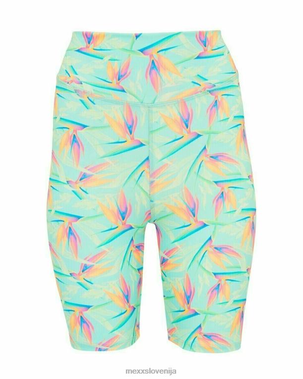 Mexxzelena ženske bikershort z visokim pasom svetle mete 860R405