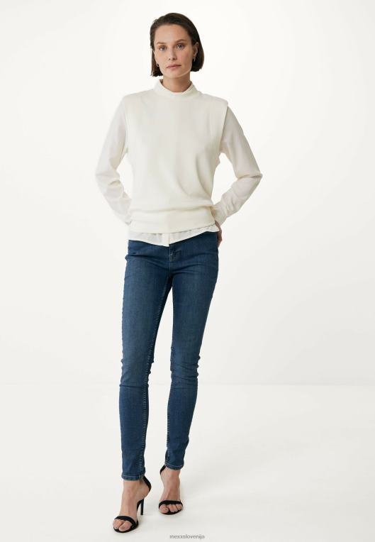 Mexxbež ženske bel pulover brez rokavov 860R6