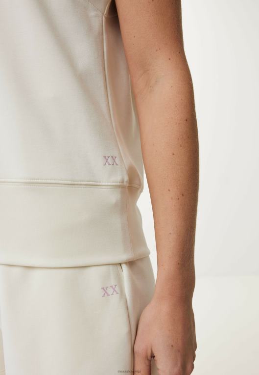 Mexxbež ženske bel pulover brez rokavov 860R6