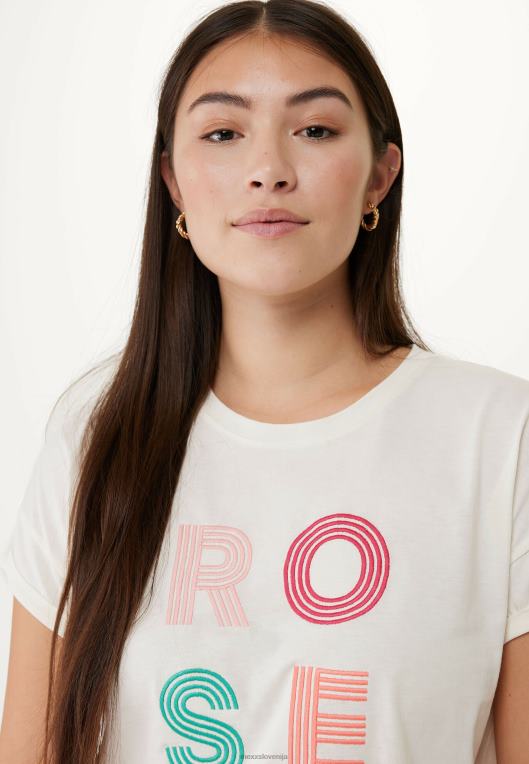 Mexxbež ženske bela majica s kratkimi rokavi 860R28