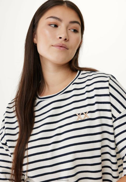 Mexxbež ženske črtasta majica s kratkimi rokavi 860R19