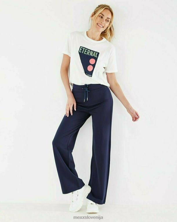 Mexxbela ženske bela majica z okroglim izrezom 860R173