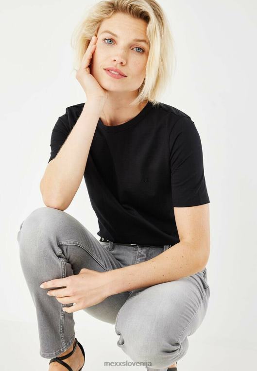 Mexxschwarz ženske sara tee črna 860R158