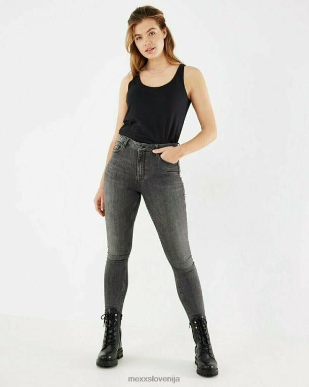 Mexxschwarz ženske roos majica brez rokavov črna 860R182