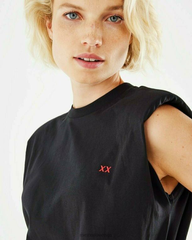 Mexxschwarz ženske zgornja naramnica črna 860R211