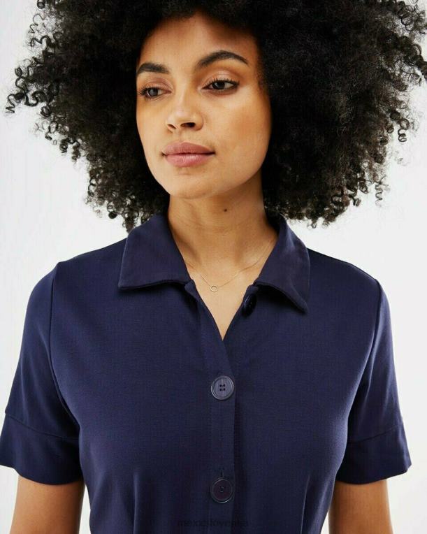 Mexxmodra ženske bluza obleka mornarsko modra 860R169