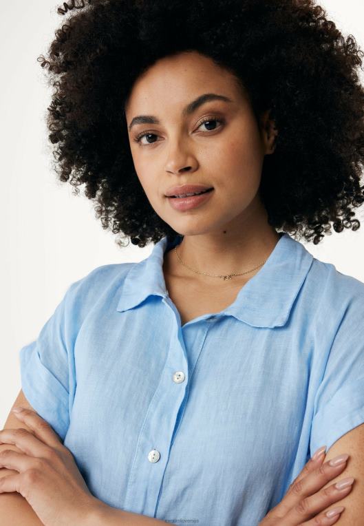 Mexxmodra ženske gumb skozi kaftan obleko baby 860R115