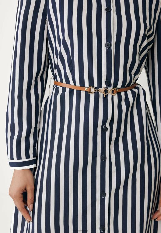 Mexxmodra ženske maksi obleka mornarsko modra 860R98