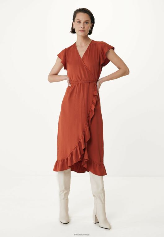 Mexxoranžna ženske zaviti obleko opeko 860R71