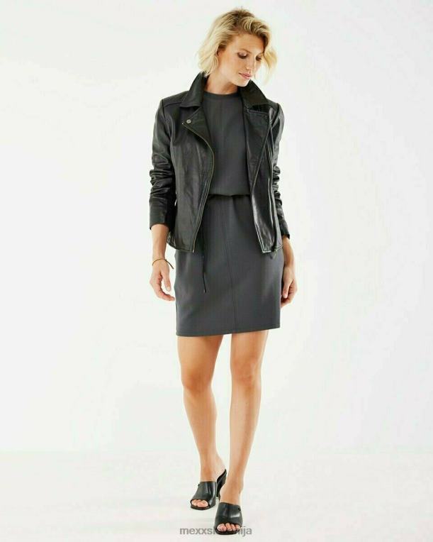Mexxsiva ženske temna obleka iz džersija 860R168