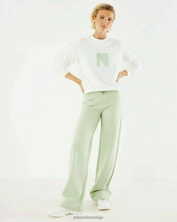 Mexxbela ženske bel pulover z okroglim izrezom 860R407