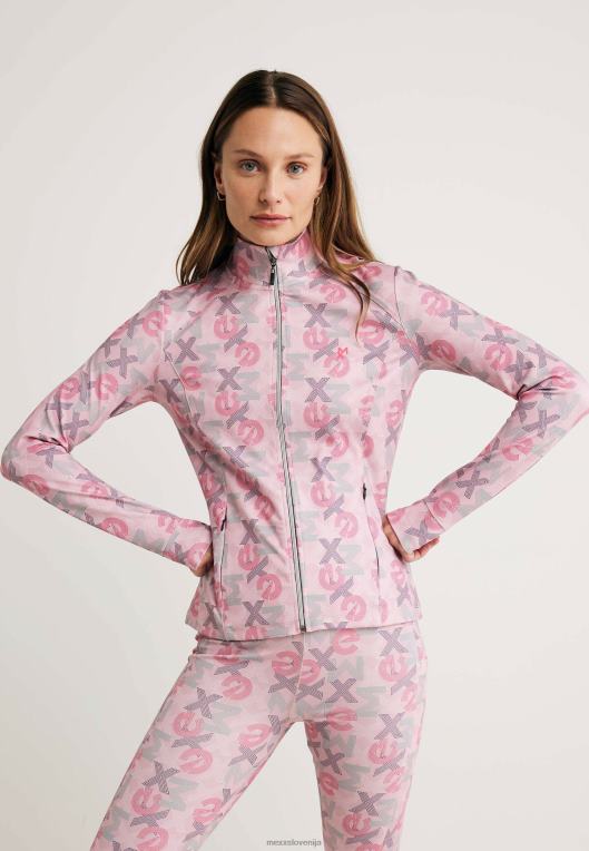 Mexxroza ženske svetla jopica z zadrgo 860R400