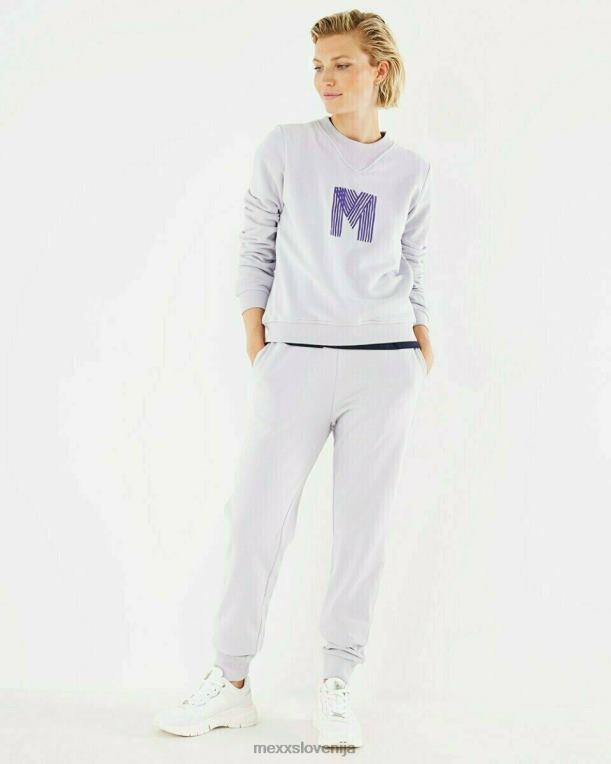 Mexxvijolična ženske lila pulover z okroglim izrezom 860R409