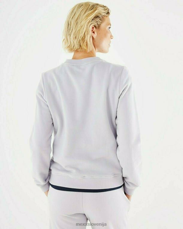 Mexxvijolična ženske lila pulover z okroglim izrezom 860R409