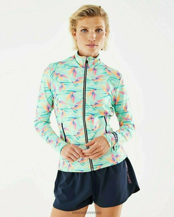 Mexxzelena ženske jopica z zadrgo svetlo mint 860R209