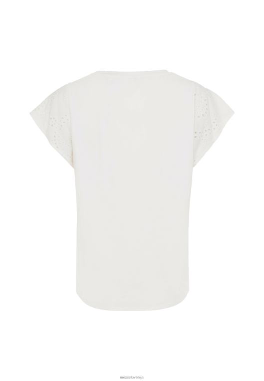 Mexxbež ženske zgornji vezeni rokavi umazano beli 860R2